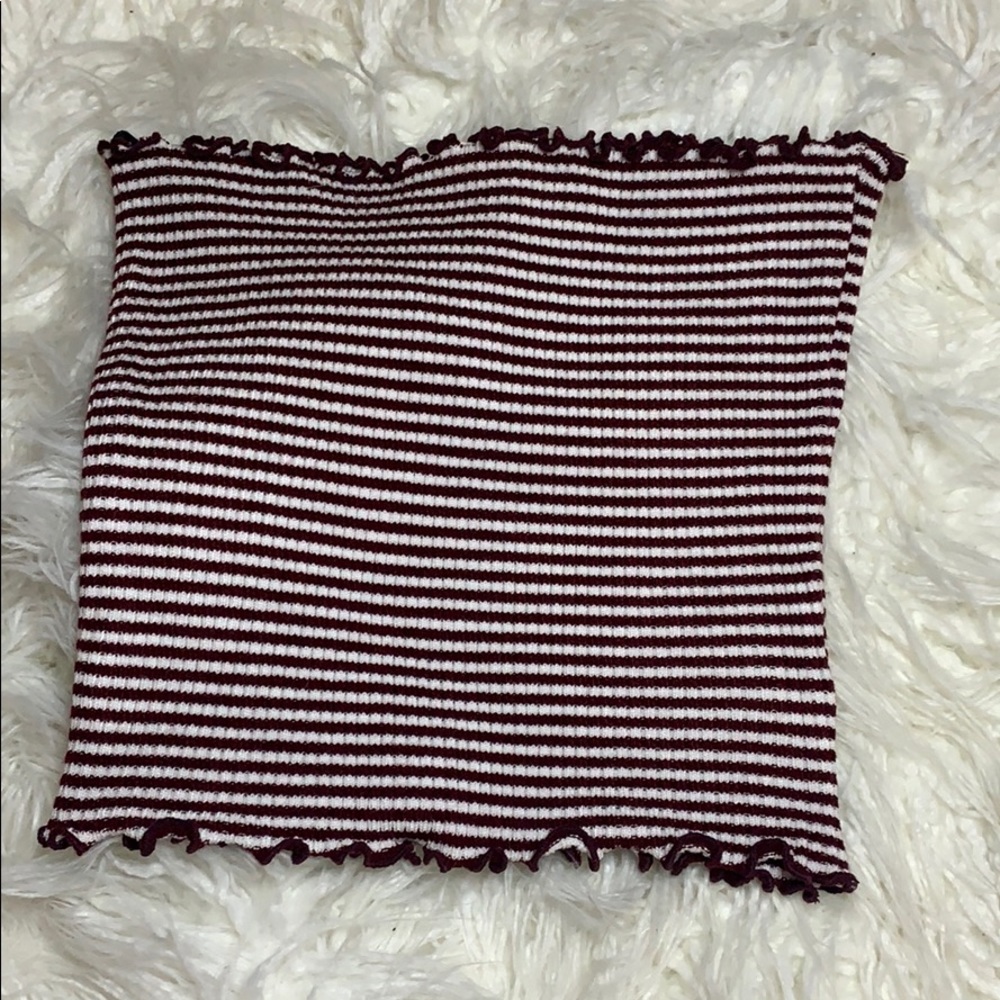 Striped tube top